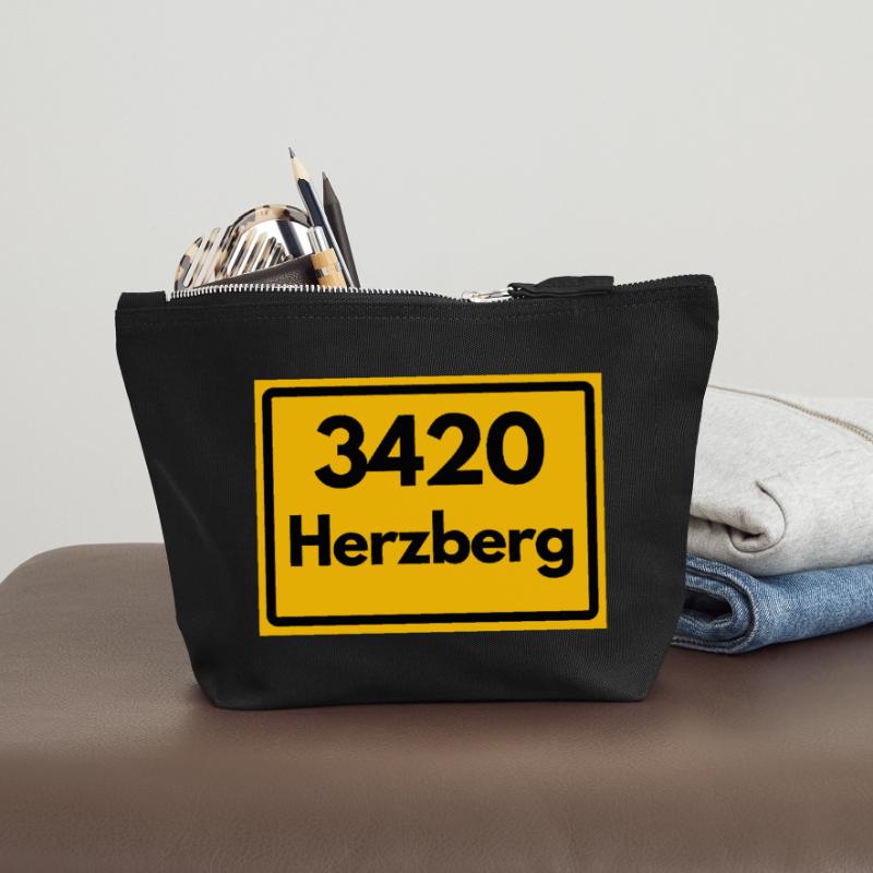 OLD POSTCODE ZIP CODE RETRO 3420 HERZBERG HARZ Canvas Zip Pouch 18 x 19 cm