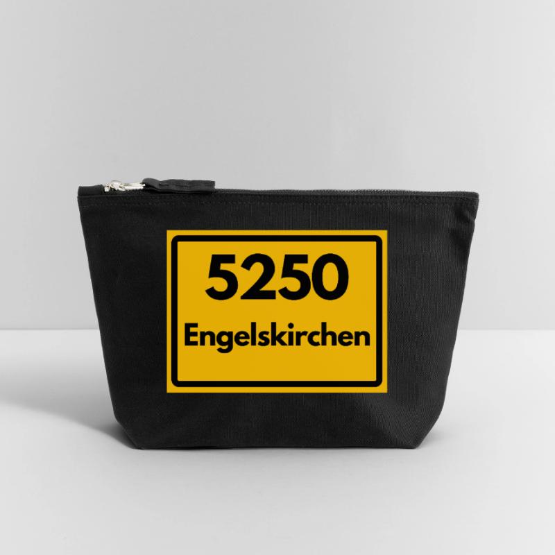 ANCIEN CODE POSTAL RETRO 5250 ENGELSKIRCHEN Pochette zippée en toile 18 x 19 cm