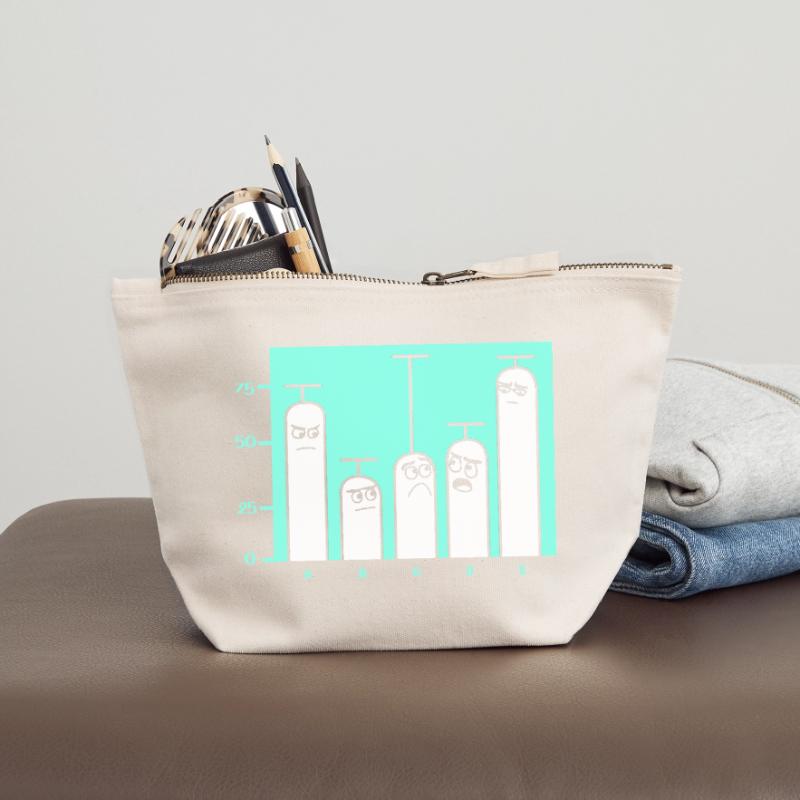 Programmeur Codeur GPT Pochette zippée en toile 18 x 19 cm