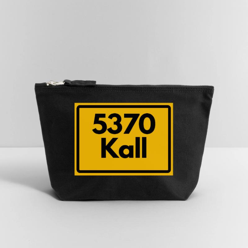 OLD POSTCODE POSTCODE RETRO 5370 KALL Canvas Zip Pouch 18 x 19 cm
