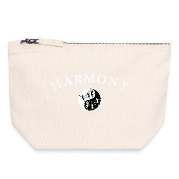 Dancing Ballet Harmony - Canvas Zip Pouch 18 x 19 cm - nature - Front