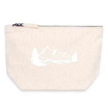 Mountains - Mountains - Canvas Zip Pouch 18 x 19 cm - nature - Front