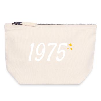 1975 - Canvas Zip Pouch 18 x 19 cm - nature - Front