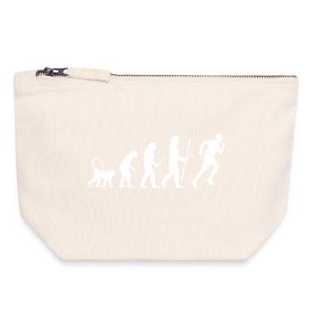 Jogger Evolution - Canvas Zip Pouch 18 x 19 cm - nature - Front