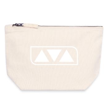 Island Collection - Canvas Zip Pouch 18 x 19 cm - nature - Front