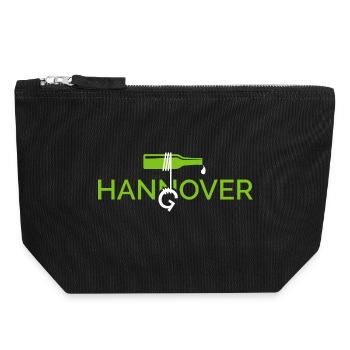 Junggesellenabschied Hannover Trinken Bier lustig - Canvas Reißverschluss-Täschchen (18 x 19 cm) - Schwarz - Vorne