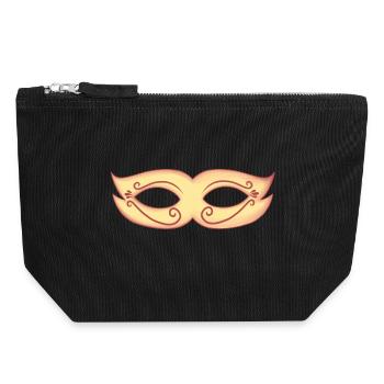 Golden Masks Aesthetics - Canvas Zip Pouch 18 x 19 cm - black - Front
