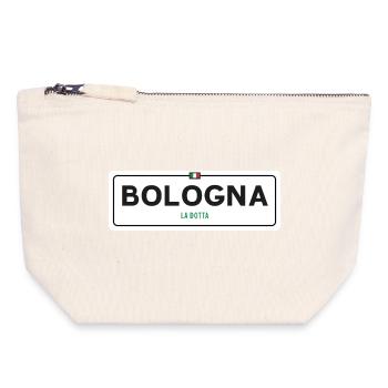 Bologna place name sign - Canvas Zip Pouch 18 x 19 cm - nature - Front