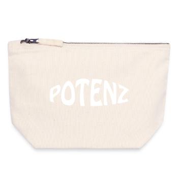 Power - Canvas Zip Pouch 18 x 19 cm - nature - Front