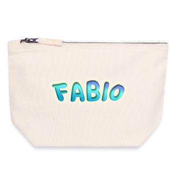 Fabio as a job - Canvas Zip Pouch 18 x 19 cm - nature - Front