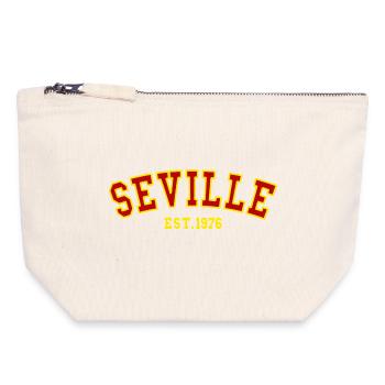 Seville Est. 1976 - Canvas Zip Pouch 18 x 19 cm - nature - Front