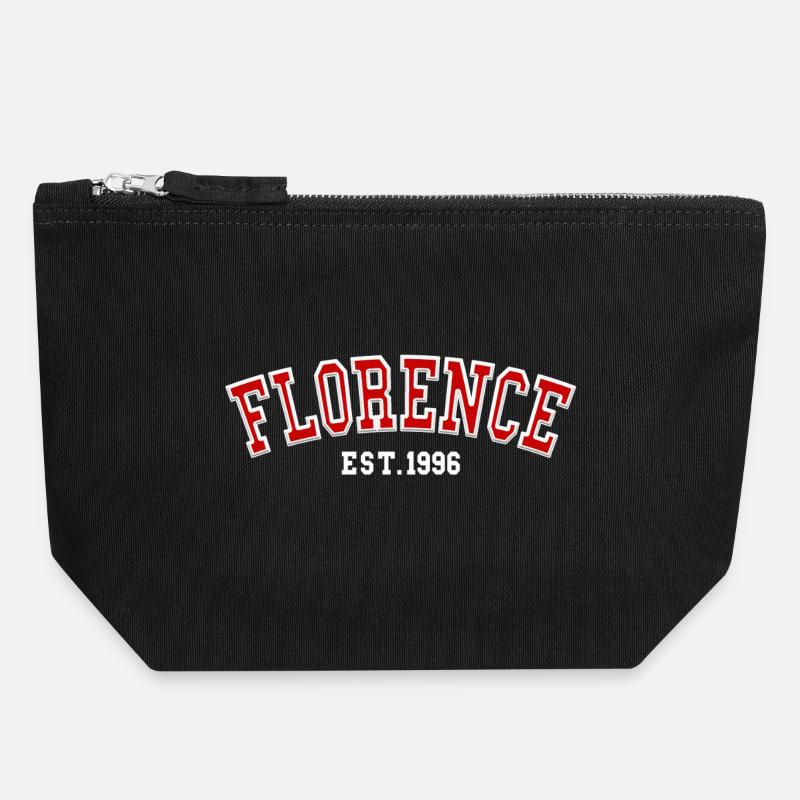 Florence, gegründet 1996 - Canvas Reißverschluss-Täschchen (18 x 19 cm) - Schwarz