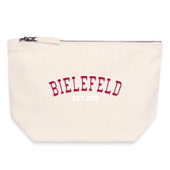 Bielefeld Est. 1976 - Canvas Zip Pouch 18 x 19 cm - nature - Front