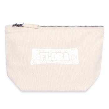 Flora as a name - Canvas Zip Pouch 18 x 19 cm - nature - Front