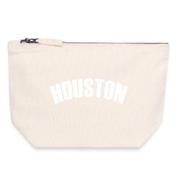 Houston Shirt - Canvas Zip Pouch 18 x 19 cm - nature - Front