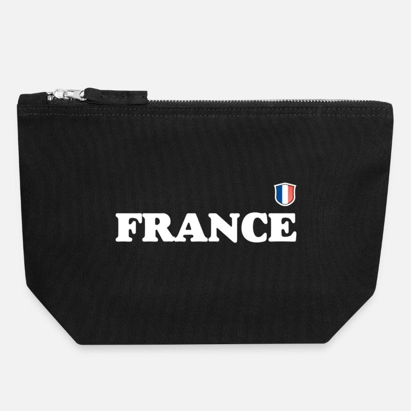 need_image - Canvas Zip Pouch 18 x 19 cm - black