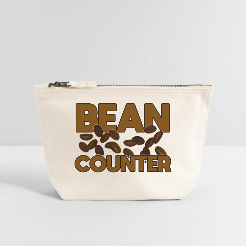 Comptable comptable drôle Pochette zippée en toile 18 x 19 cm