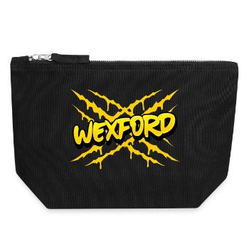 County Wexford Ireland - Canvas Zip Pouch 18 x 19 cm - black - Front