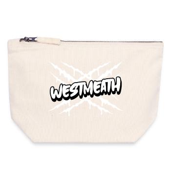 Westmeath, Irlande - Pochette zippée en toile 18 x 19 cm - blanc naturel - Devant