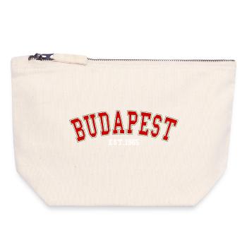 Budapest_Est_1965 - Canvas Reißverschluss-Täschchen (18 x 19 cm) - Naturweiß - Vorne