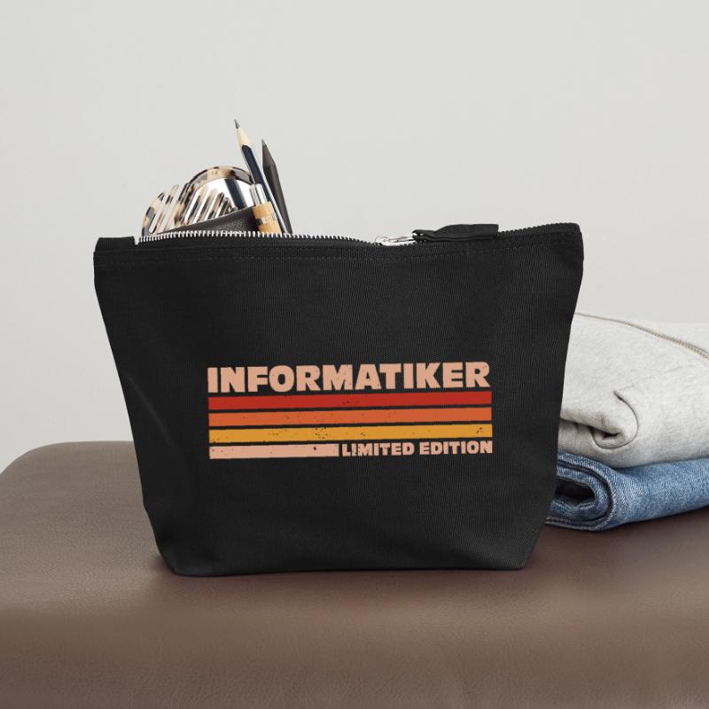 Informatiker Informatikerin Informatik Canvas Reißverschluss-Täschchen (18 x 19 cm)