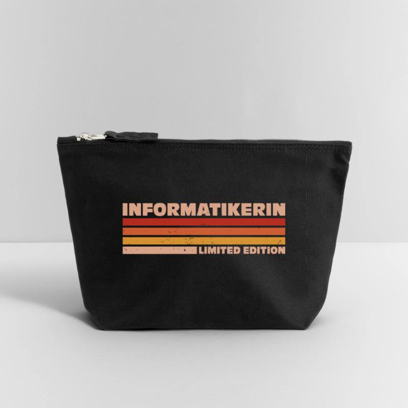 Informatikerin Informatiker Programmiererin Canvas Reißverschluss-Täschchen (18 x 19 cm)