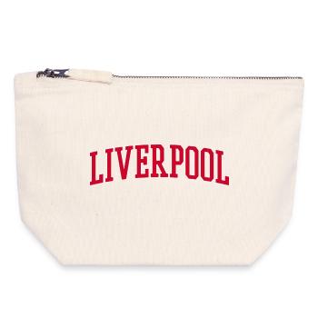 Liverpool Uk - Canvas Zip Pouch 18 x 19 cm - nature - Front