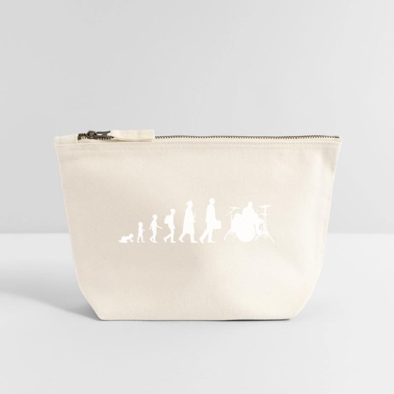 Évolution du batteur Pochette zippée en toile 18 x 19 cm