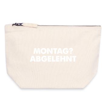 Monday rejected - Canvas Zip Pouch 18 x 19 cm - nature - Front