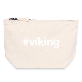 VIKING Hashtag - Canvas Zip Pouch 18 x 19 cm - nature - Front
