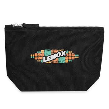 Lenox als Lenox - Canvas Reißverschluss-Täschchen (18 x 19 cm) - Schwarz - Vorne
