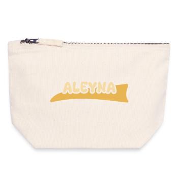 Aleyna - Canvas Zip Pouch 18 x 19 cm - nature - Front