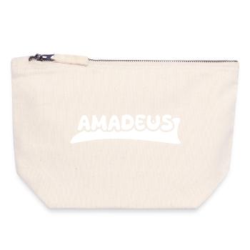 Gift for Amadeus - Canvas Zip Pouch 18 x 19 cm - nature - Front