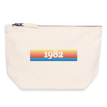1982 - Canvas Zip Pouch 18 x 19 cm - nature - Front