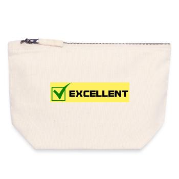 Excellent - Canvas Zip Pouch 18 x 19 cm - nature - Front