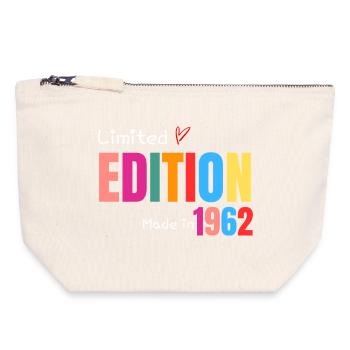 Limited edition Made in 1962 - Canvas Zip Pouch 18 x 19 cm - nature - Front