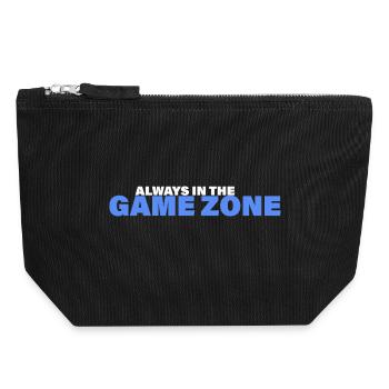 GAME ZONE - Canvas Zip Pouch 18 x 19 cm - black - Front