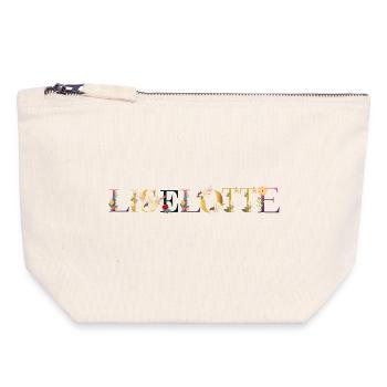 Liselotte - Canvas Zip Pouch 18 x 19 cm - nature - Front