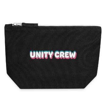 Unity Crew Graffiti Color Bubble - Canvas Zip Pouch 18 x 19 cm - black - Front
