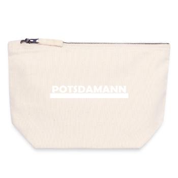 POTSDAMANN - Canvas Zip Pouch 18 x 19 cm - nature - Front