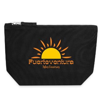 Fuerteventura Lever du soleil Îles Canaries - Pochette zippée en toile 18 x 19 cm - noir - Devant