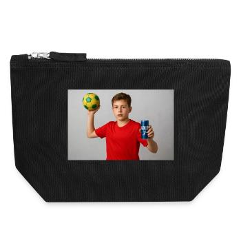 ChatGPT_Image_7 _Nov - Canvas Zip Pouch 18 x 19 cm - black - Front