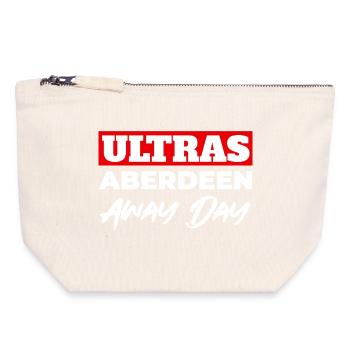 Ultras Aberdeen Auswärtstag - Canvas Reißverschluss-Täschchen (18 x 19 cm) - Naturweiß - Vorne