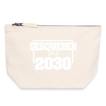 Marriage 2030 - Canvas Zip Pouch 18 x 19 cm - nature - Front