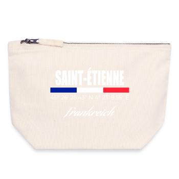 Saint-Etienne - Canvas Zip Pouch 18 x 19 cm - nature - Front