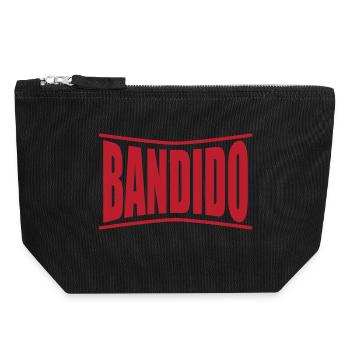 Bandido T-Shirt Design Bandit Bandit Bandit - Canvas Reißverschluss-Täschchen (18 x 19 cm) - Schwarz - Vorne