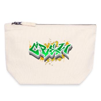 crew - Canvas Zip Pouch 18 x 19 cm - nature - Front