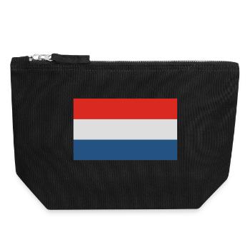 Holland - Pochette zippée en toile 18 x 19 cm - noir - Devant