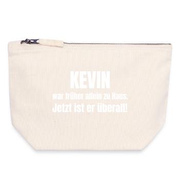 Kevin alone at home - Canvas Zip Pouch 18 x 19 cm - nature - Front