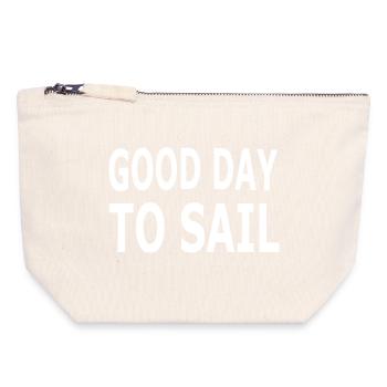 Sail - Canvas Zip Pouch 18 x 19 cm - nature - Front